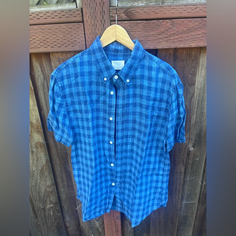 Band of Outsiders Men’s short sleeve Button Up sz M